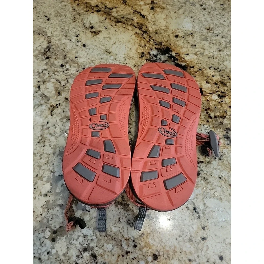 Chaco Womens ZX/2 Cloud Size 5 Sport Shoes Orange Geometric Sandals